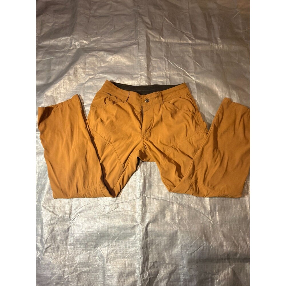 Kuhl Hiking Pants Mens 30x28 Brown Ochre Lightweight Outdoor Cargo Trail Stretch
